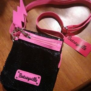 Betsy Johnson  wallet crossbody purse